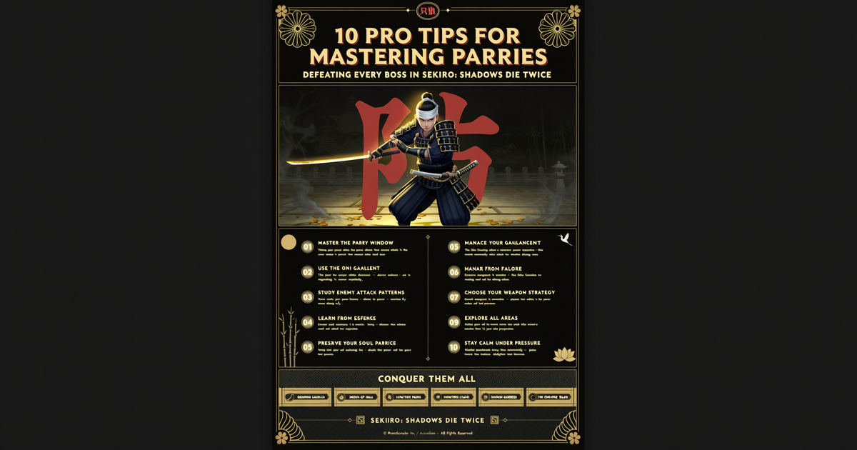 Sekiro: 10 Pro Tips for Mastering Parries and Defeating Every Boss